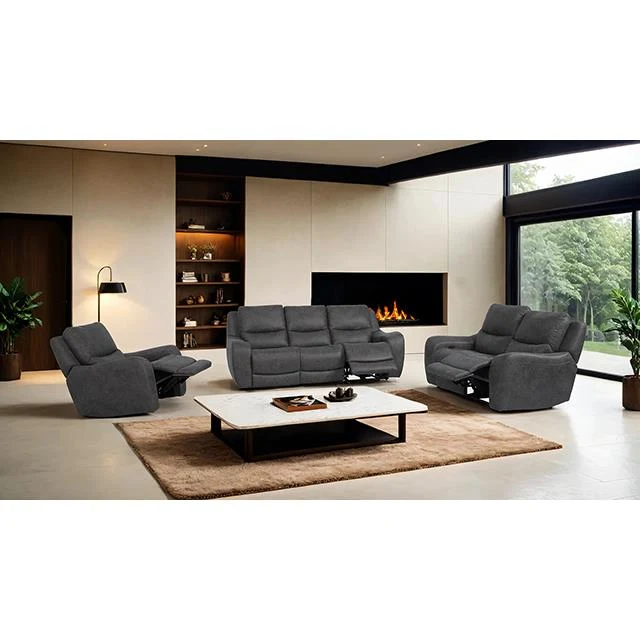 Furniture of America Demetrius CM9931DG-SF-PM-PK Power Sofa
