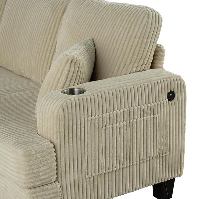 Furniture of America Moretaine SL6932BG-SF-PK Sofa