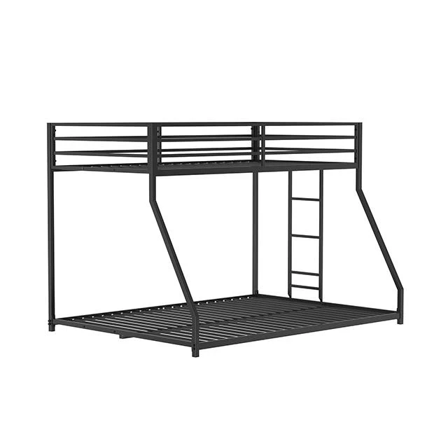 Furniture of America Rothwell FM-BK1200BK-TF Twin/Full Metal Bunk Bed