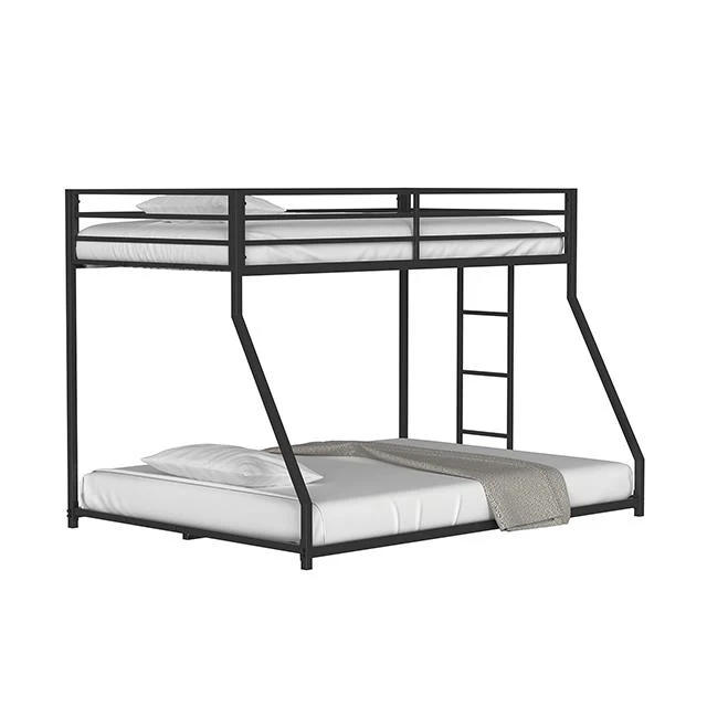 Furniture of America Rothwell FM-BK1200BK-TF Twin/Full Metal Bunk Bed