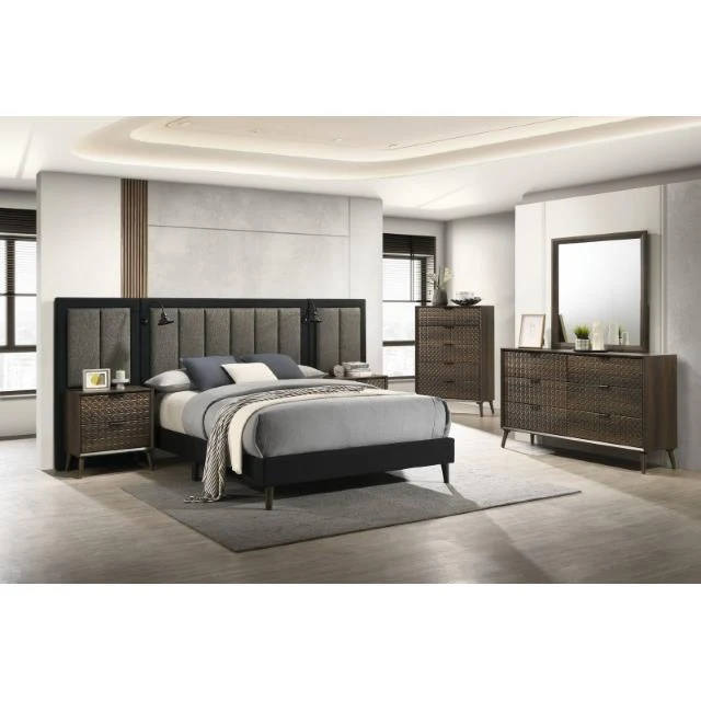 Furniture of America Chalfont FM7272DB-Q-WP Queen Wall Panels
