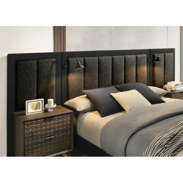 Furniture of America Chalfont FM7272DB-Q-WP Queen Wall Panels