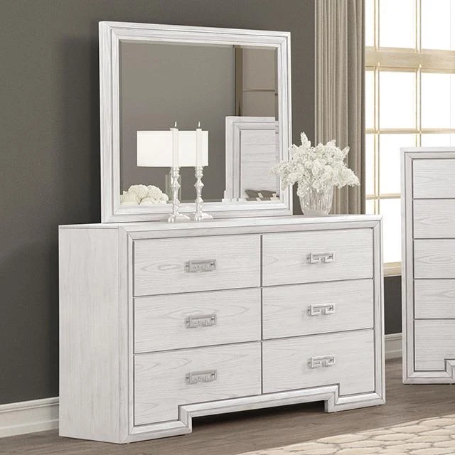 Furniture of America Basilone FM7440WH-D Dresser