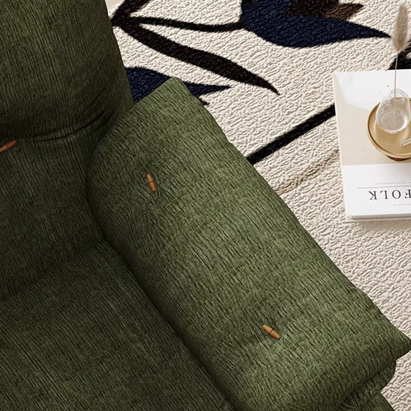 Contemporary Scandinavian Sherpa Solid Wood Curved Rectangle Accent Chair With Armrests Backrest For Living Room