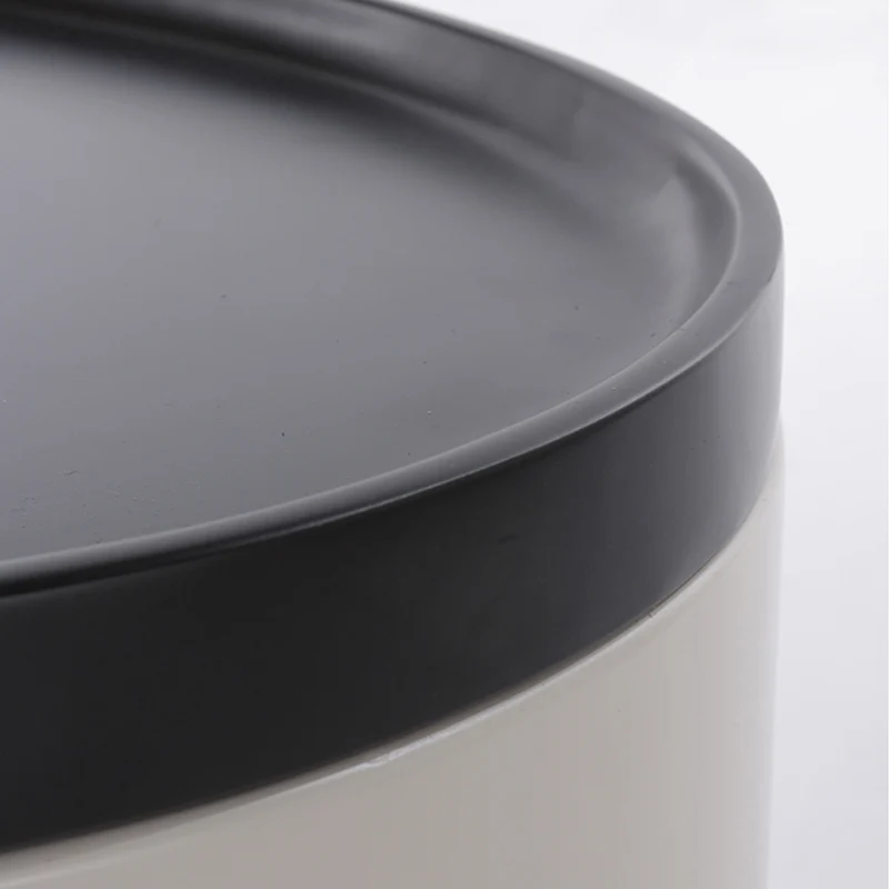 Sleek Handleless Bedside Table - Press-to-Open Rebound Rail & Premium Baked Paint Nightstand 1- Drawer For Bedroom