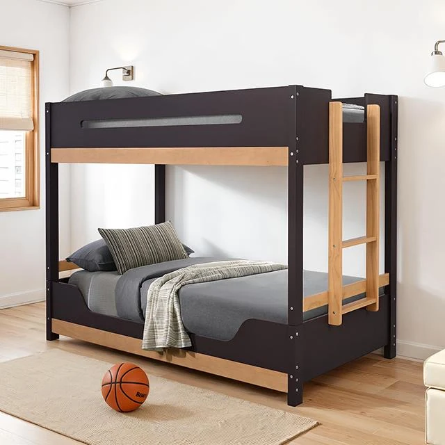 Furniture of America Nestor FM-BK201BK-T-BED Twin/Twin Bunk Bed
