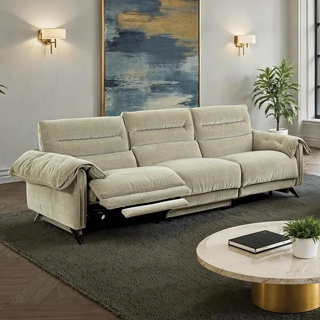 Furniture of America Morley CM9943TP-SF-PM-PK Power Sofa
