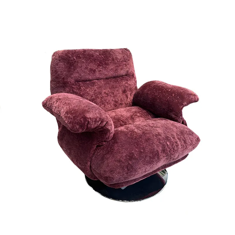 Luxury Premium Swivel Chair - Stable Curved Panel Frame Accent Chair For Living Room & Bedroom