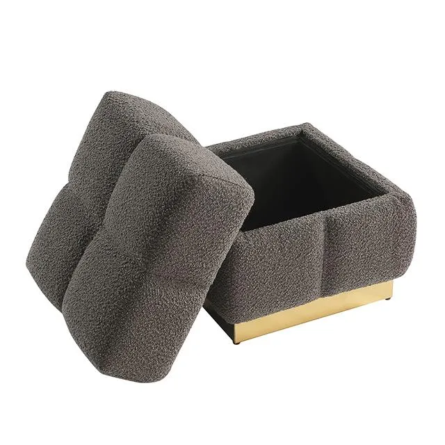 Furniture of America Aileen FM-AC8006GY Storage Stool
