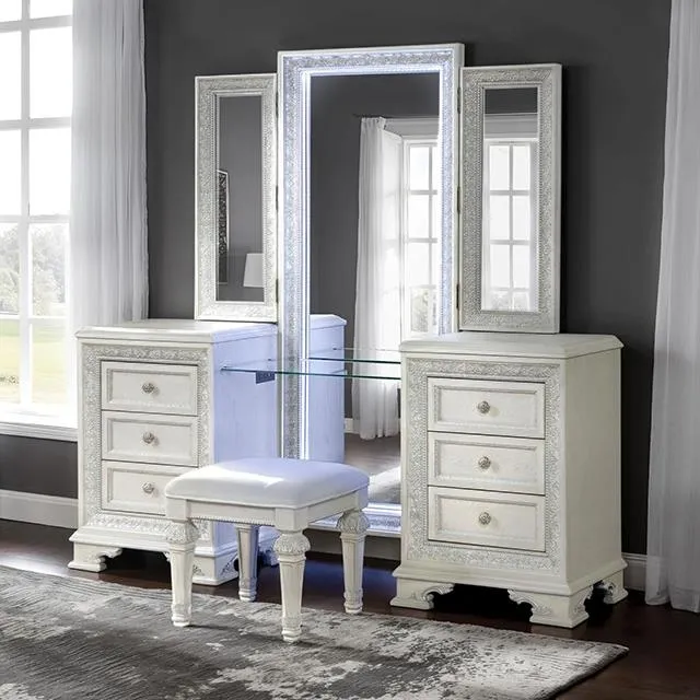 Furniture of America Stella Mia FM70000WH-V-SET Vanity Set