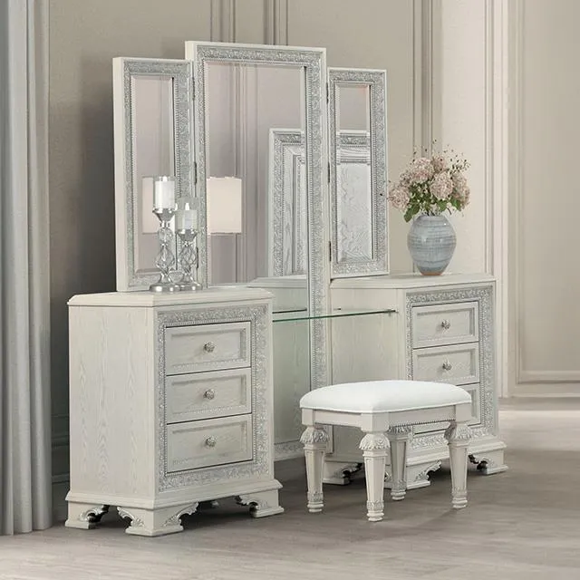 Furniture of America Stella Mia FM70000WH-V-SET Vanity Set