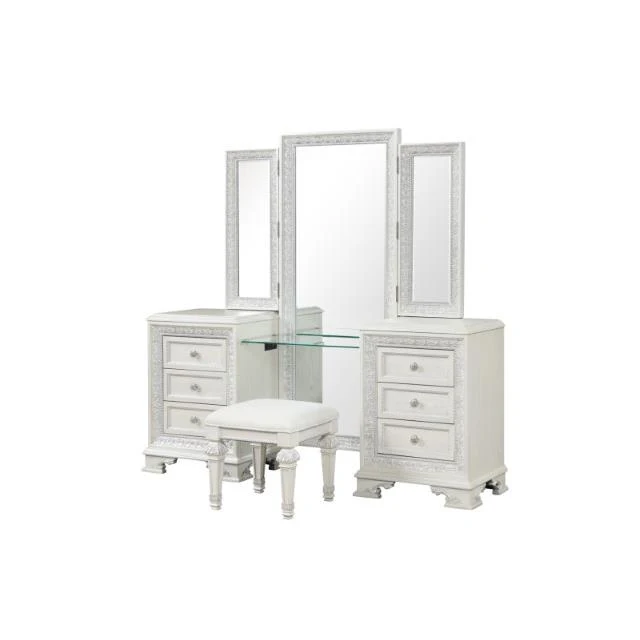 Furniture of America Stella Mia FM70000WH-V-SET Vanity Set