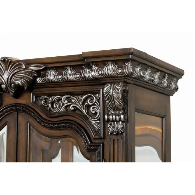 Furniture of America Stella Mia FM31000WH-CR Curio Cabinet