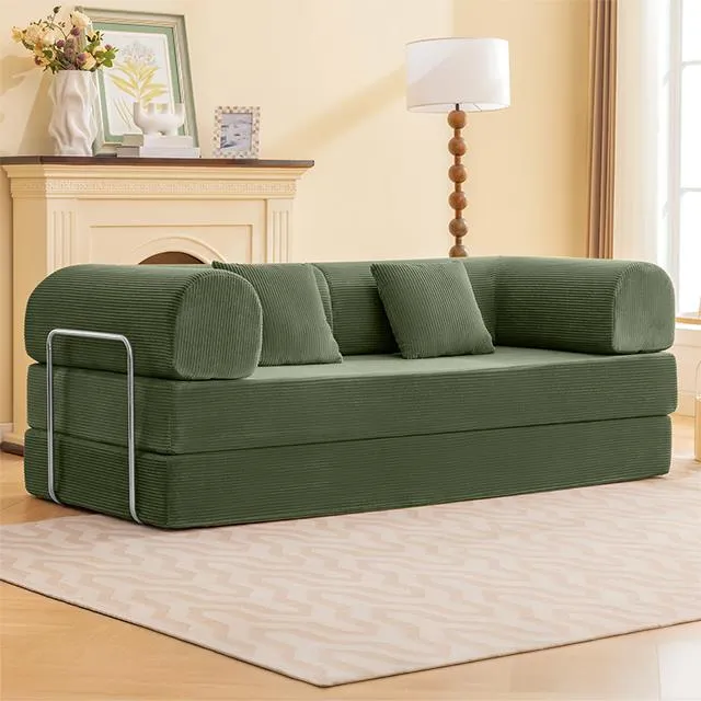 Furniture of America Perri SL6907GR 79" Compressed Sofa