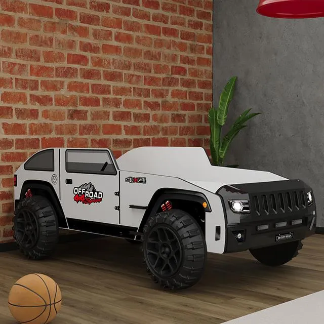 Furniture of America Overlander FOA7740BW-BED Car Bed