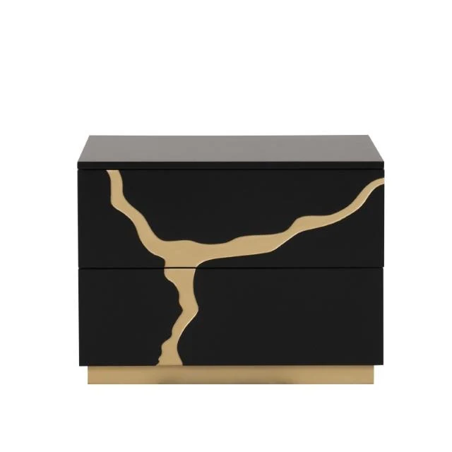 Furniture of America Goldsberg FM7425BK-N Nightstand