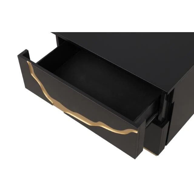 Furniture of America Goldsberg FM7425BK-N Nightstand