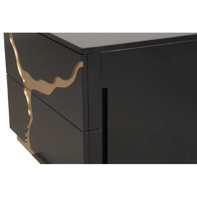 Furniture of America Goldsberg FM7425BK-N Nightstand