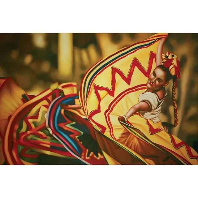 Furniture of America Danza Folklorica AP-B22 Printed Canvas Painting