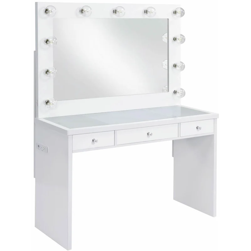 Elements International Ariana Complete Vanity with Lightbulbs