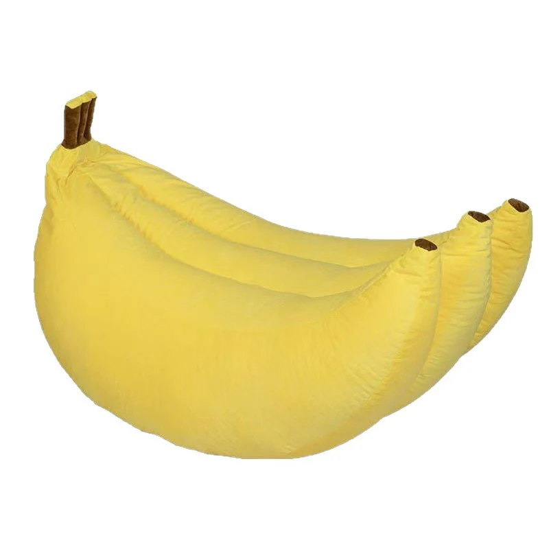 Contemporary Creative Velvet EPP Banana-Shaped Accent Chair Backrest For Living Room