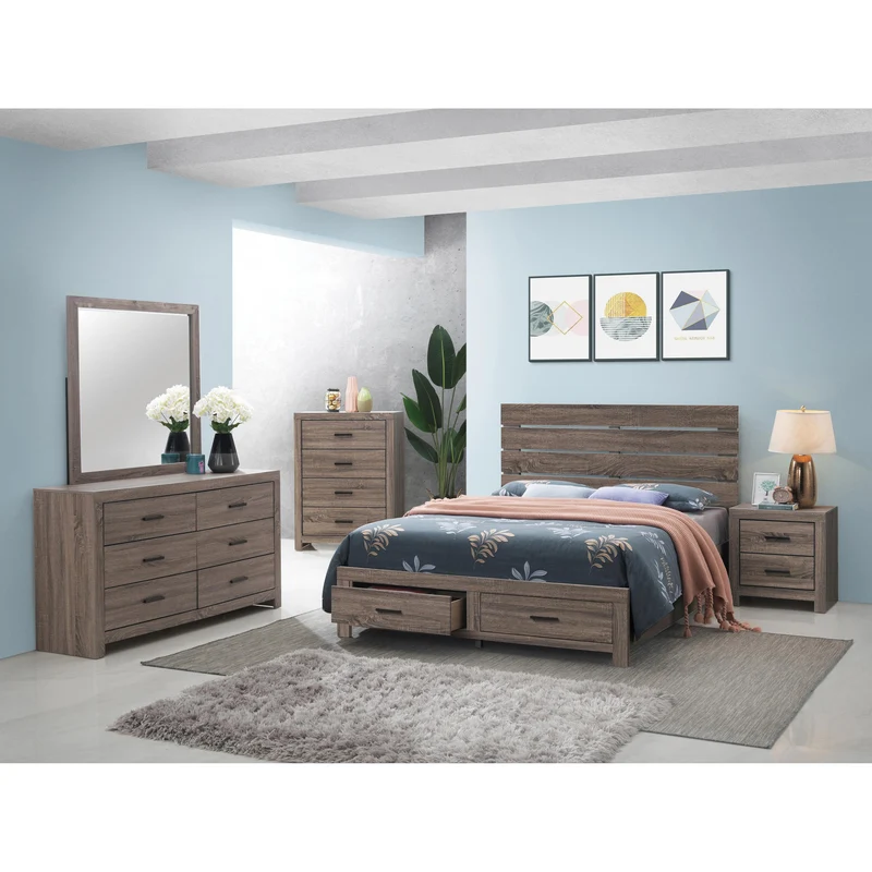 Coaster Furniture Brantford 207040Q 7 pc Queen Panel Bedroom Set