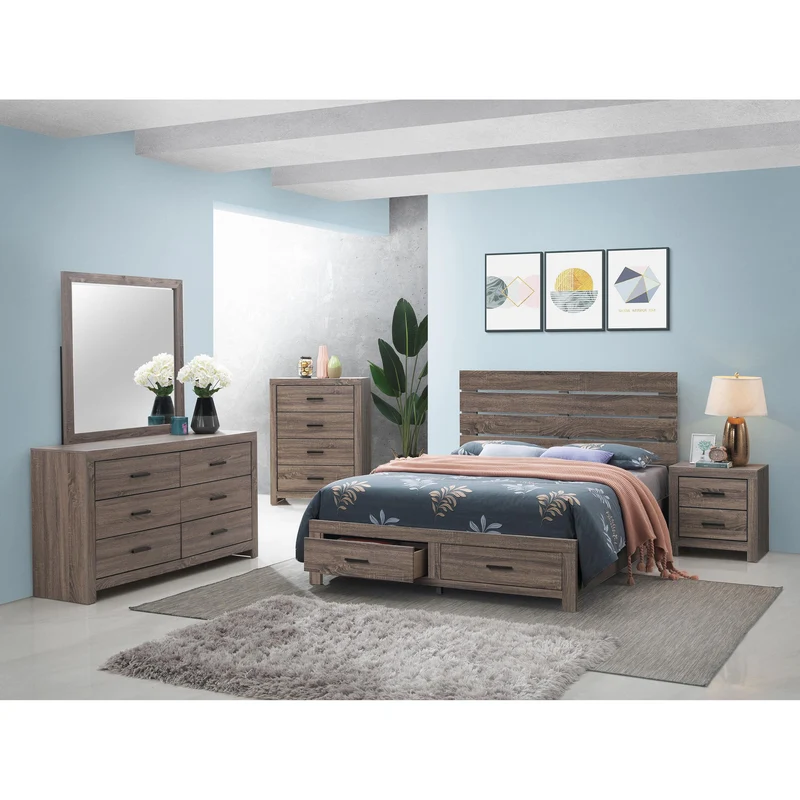 Coaster Furniture Brantford 207043 6-Drawer Dresser - Barrel Oak