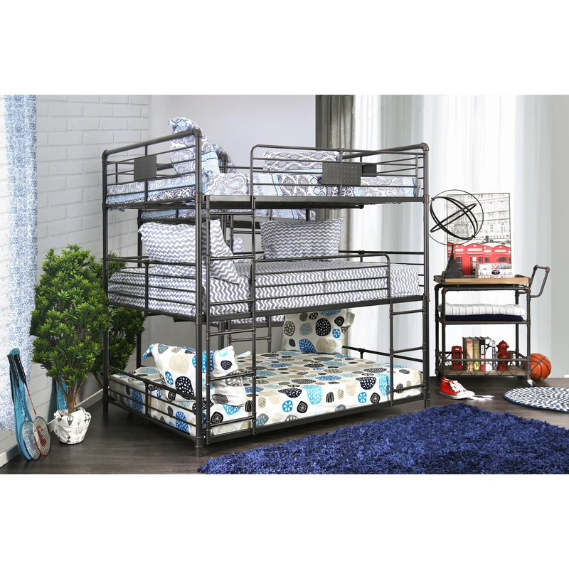 Furniture of America Olga CM-BK912F Full/Full/Full Bunk Bed