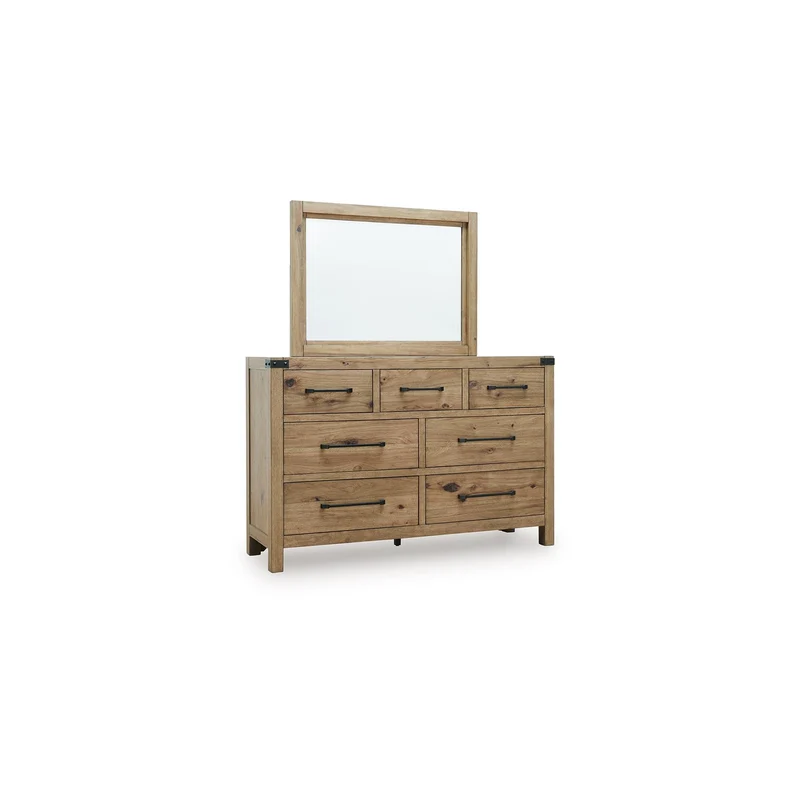 Benchcraft Ridgester B858B1 Dresser and Mirror