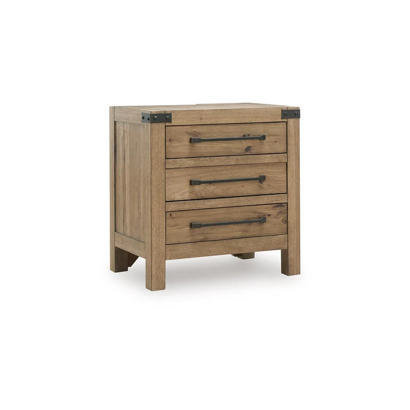 Benchcraft Ridgester B858-93 Three Drawer Night Stand