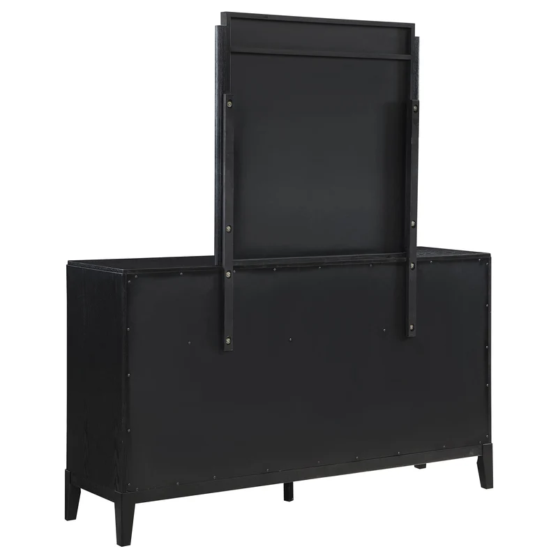 Coaster Furniture Brookmead 224713M 8-Drawer Dresser with Mirror - Black