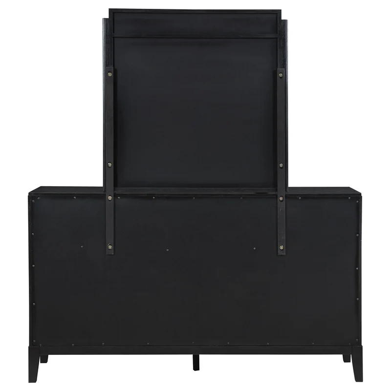 Coaster Furniture Brookmead 224713M 8-Drawer Dresser with Mirror - Black