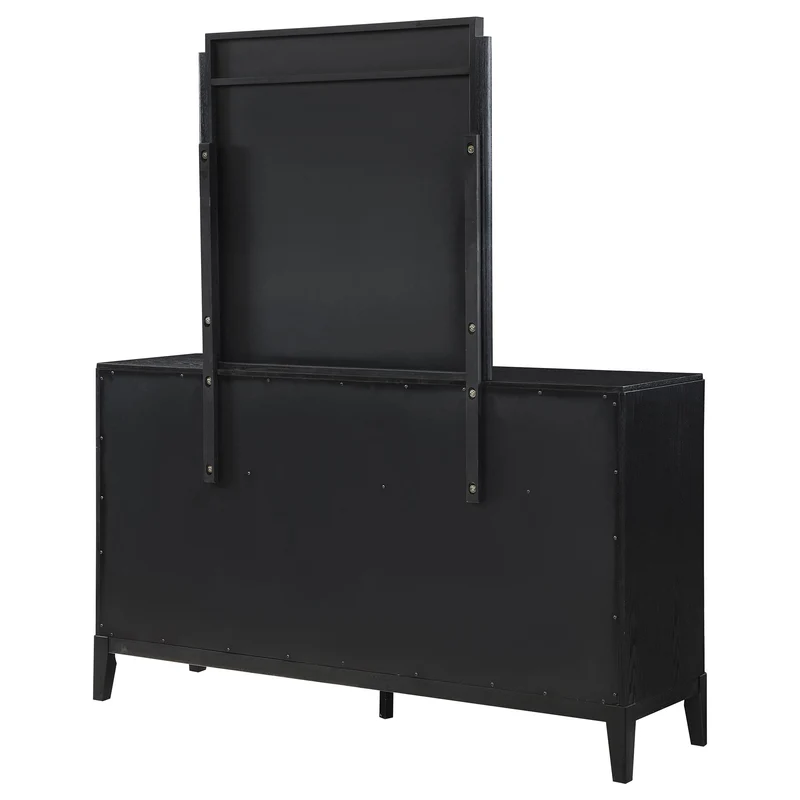 Coaster Furniture Brookmead 224713M 8-Drawer Dresser with Mirror - Black