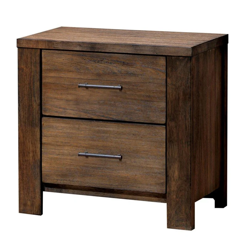 Furniture of America Elkton 2-Drawer Nightstand CM7072N
