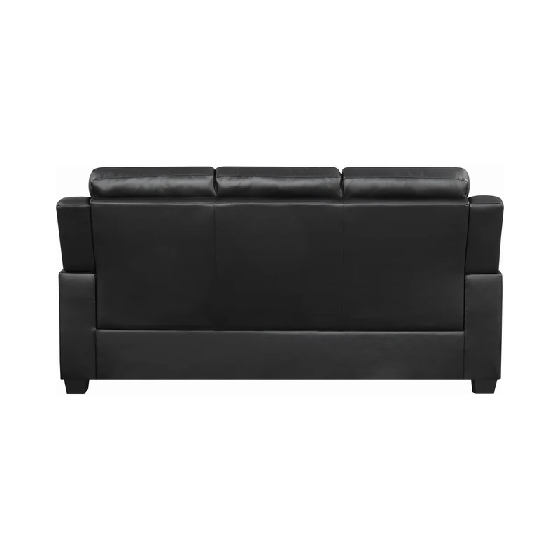 Coaster Furniture Finley 506551 Upholstered Padded Arm Tufted Sofa - Black