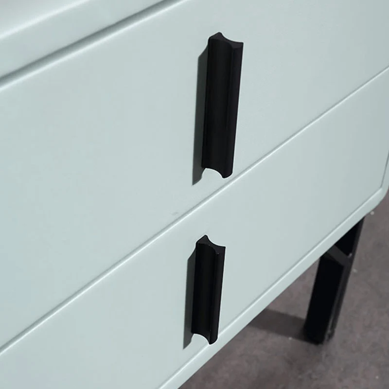 Faux Leather Upholstered Nordic Bedside Table - Premium Touch & Easy Maintenance Nightstand 2-Drawer For Bedroom