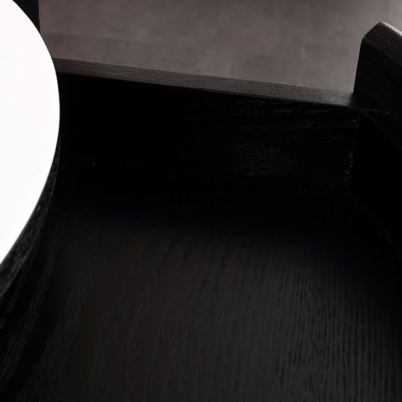 Round Industrial Nightstand - High-Recognition Shape & Unique Material-Mix Bedside Table 1-Drawer For Bedroom & Living Room