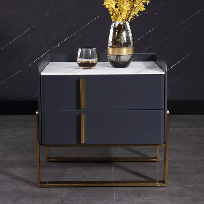 Elegant & Adaptable Scandinavian Nightstand - Stylish Versatility Bedside Table 2-Drawer For Bedroom & Living Room