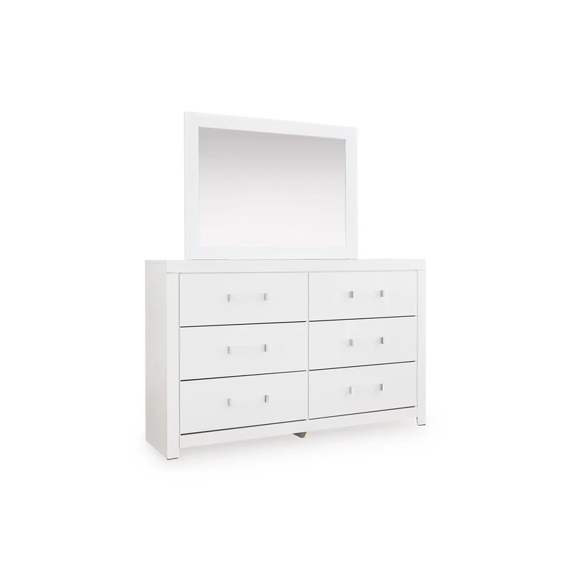 Signature Design by Ashley Maeling 6-Drawer Dresser with Mirror PCB1119-31/PCB1119-36
