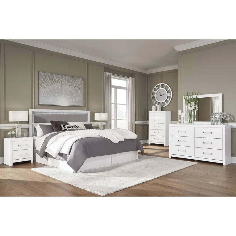 Signature Design by Ashley Maeling 6-Drawer Dresser with Mirror PCB1119-31/PCB1119-36