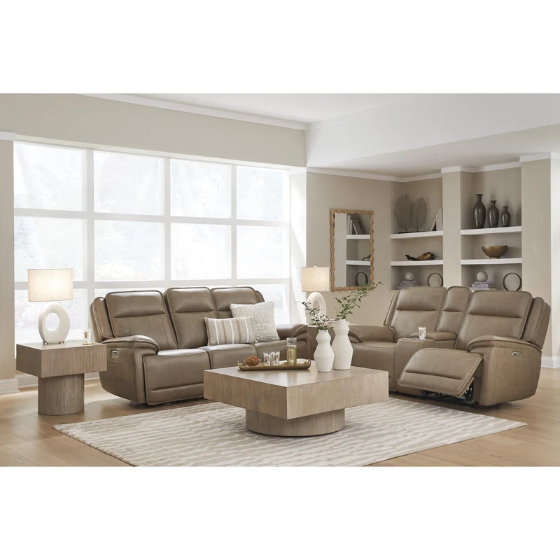 Signature Design by Ashley Glencroft PCU1240015 Power Reclining Sofa with ADJ Headrest