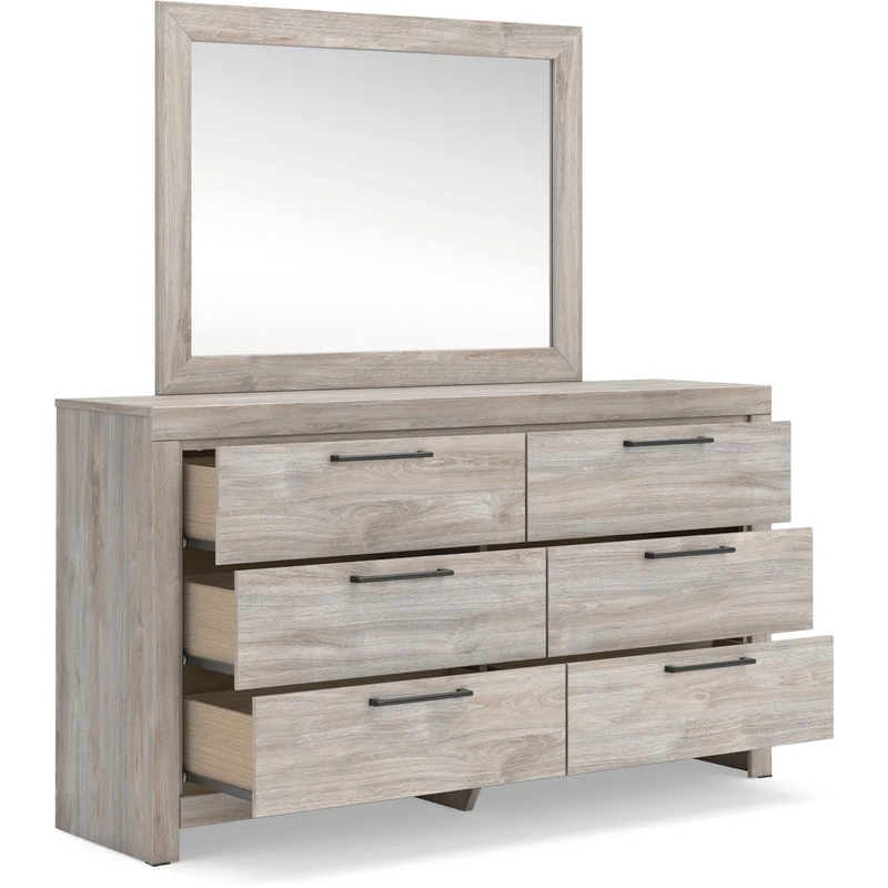 Signature Design by Ashley Broachmyn 6-Drawer Dresser with Mirror PCB1120-31/PCB1120-36