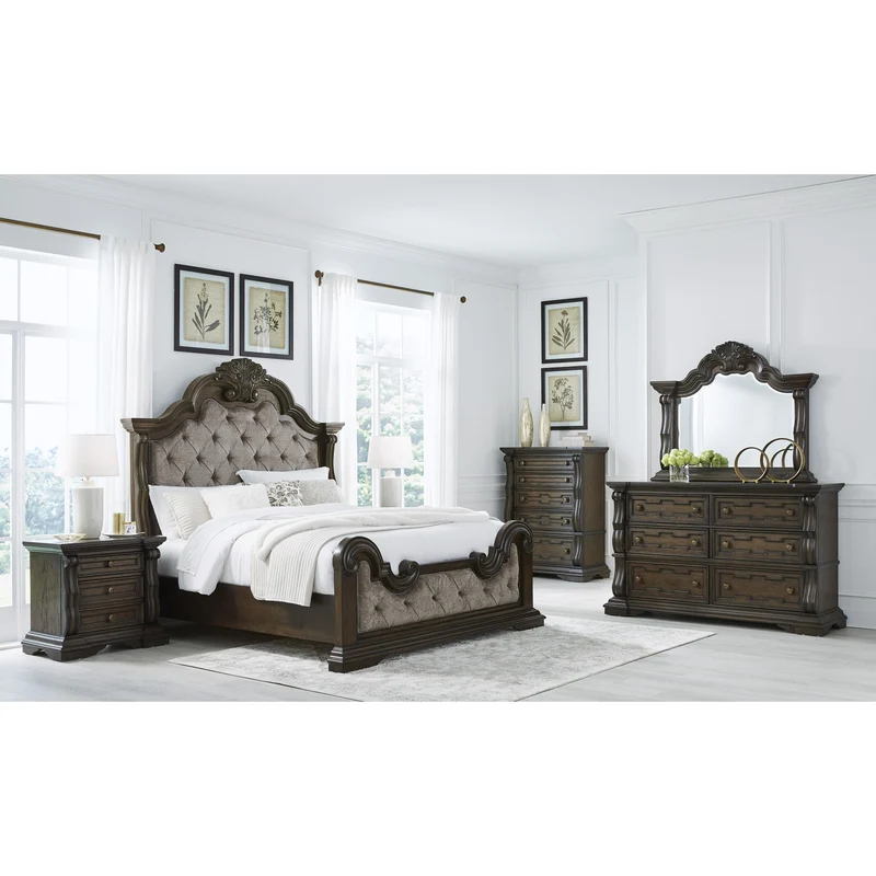 Signature Design by Ashley Maylee B947B12 6 pc Queen Bedroom Set