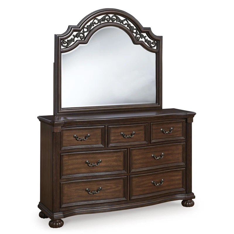 Signature Design by Ashley Lavinton B764B14 7 pc Queen Poster Bedroom Set