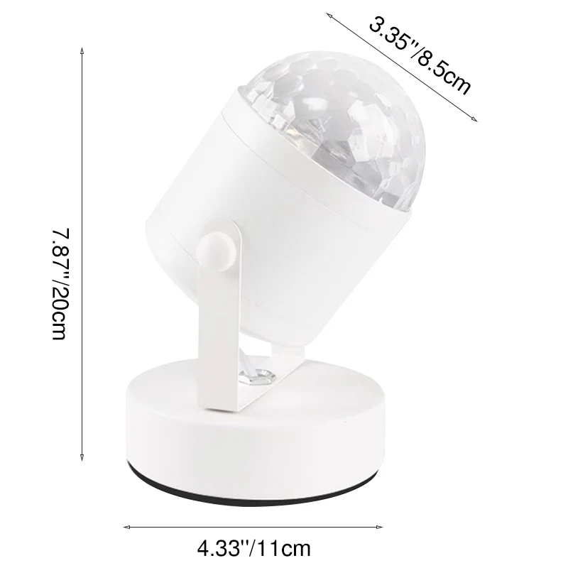 Modern Simplicity USB Water Ripple Cylinder Iron PVC LED Ambient Table Lamp For Bedroom