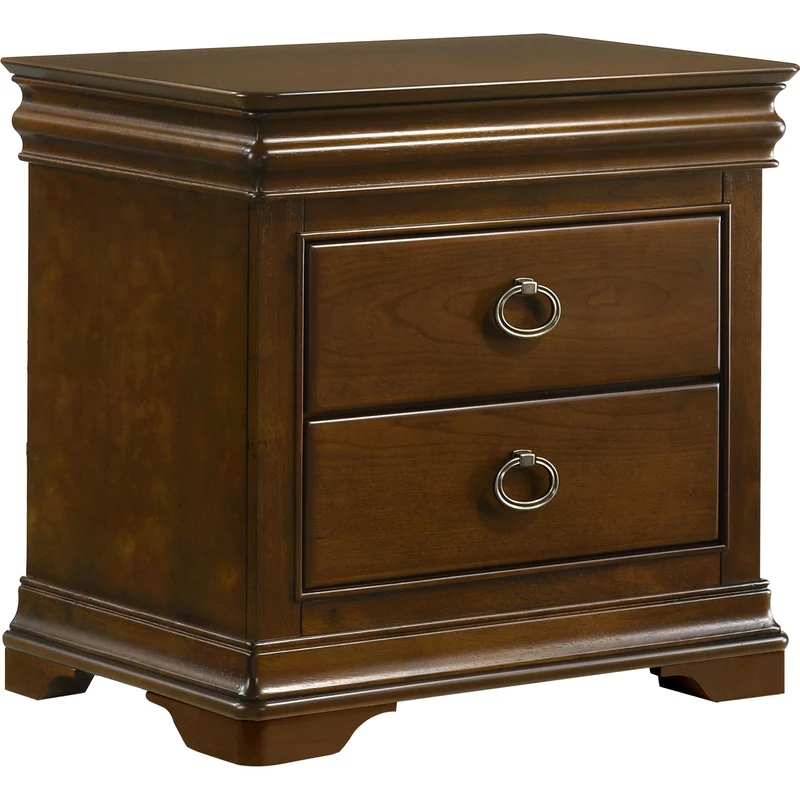 Coaster Furniture Garland 205302 3-drawer Nightstand Bedside Table - Brown Cherry