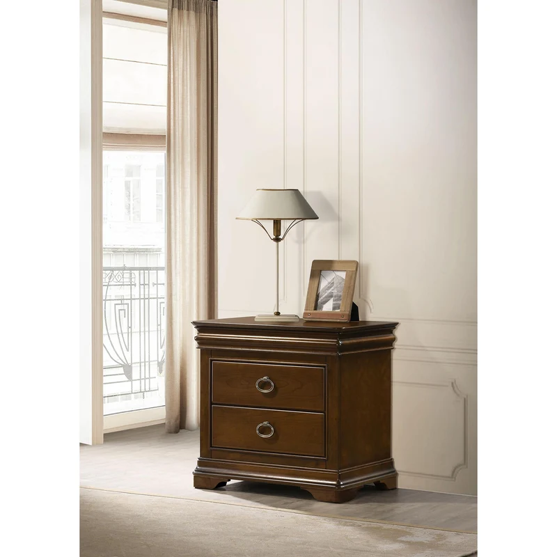 Coaster Furniture Garland 205302 3-drawer Nightstand Bedside Table - Brown Cherry