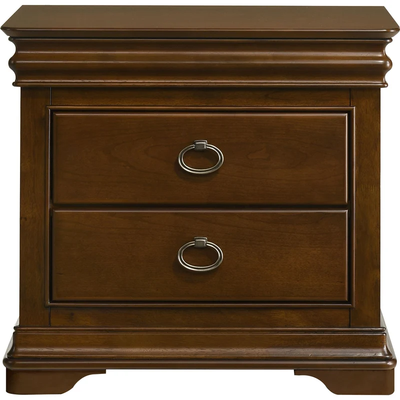 Coaster Furniture Garland 205302 3-drawer Nightstand Bedside Table - Brown Cherry