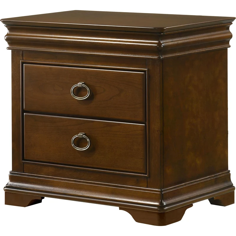Coaster Furniture Garland 205302 3-drawer Nightstand Bedside Table - Brown Cherry
