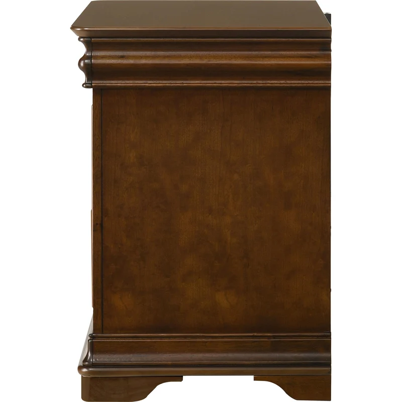 Coaster Furniture Garland 205302 3-drawer Nightstand Bedside Table - Brown Cherry